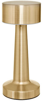 Atmosphera portable tafellamp Caracas - goud - draadloos - H21 cm
