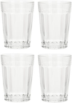 Atmosphera Set van 8x stuks drinkglazen/waterglazen van 250 ml transparant - Drinkglazen