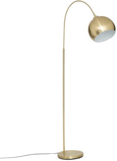 Atmosphera staande Booglamp Floris - metaal - goud - H177 cm - Designlamp