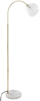 Atmosphera staande vloerlamp Adamo - metaal - goud - H150 cm - Designlamp