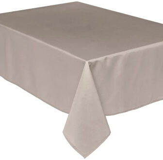Atmosphera Tafelkleed - 240 x 140 cm - beige - Eettafel tafellakens - polyester