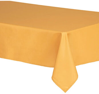 Atmosphera Tafelkleed - 240 x 140 cm - okergeel - Eettafel tafellakens - polyester