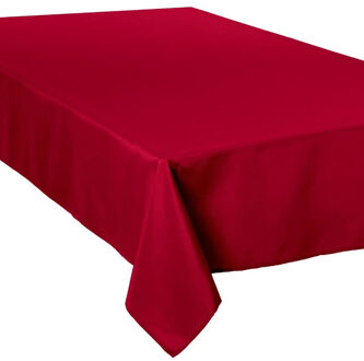 Atmosphera Tafelkleed rechthoekig 300 x 150 cm rood polyester - Tafellakens