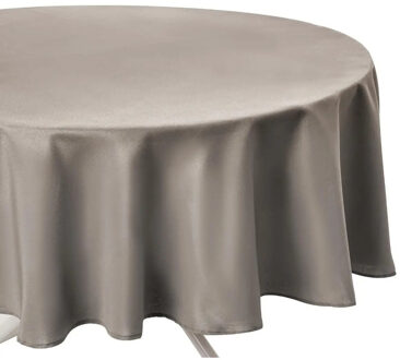 Atmosphera Tafelkleed rond - beige - D180 cm - Eettafel tafellaken - Tafellakens