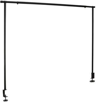 Atmosphera Tafelklem - zwart - staal - verstelbaar - 200 x 4 x 106 cm - tafel decoratie beugel