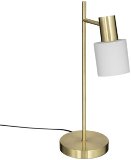 Atmosphera Tafellamp/bureaulampje Athena - metaal - goud - H45 cm - Leeslampje