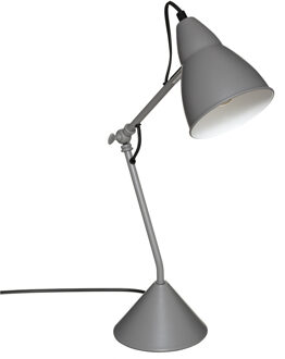 Atmosphera Tafellamp/bureaulampje Design Light Classic - grijs - H62 cm
