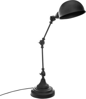 Atmosphera Tafellamp/bureaulampje Design Light Classic - zwart - H55 cm - Bureaulampen