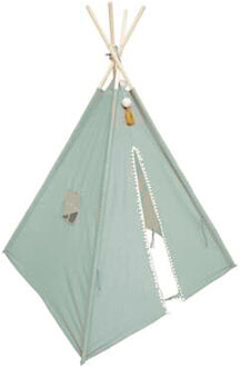Atmosphera Tipi speeltent voor kinderen - 120 x 120 x 160 cm - groen - wigwam