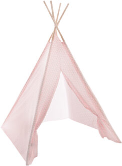 Atmosphera Tipi speeltent voor kinderen - 120 x 120 x 160 cm - roze - Speeltenten