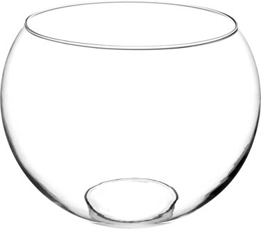 Atmosphera vaas Ronde Bol - transparant - glas - H23 x D30 cm