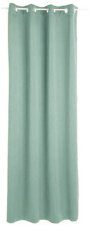 Atmosphera verduisterende gordijnen - set 2x stuks - B135 x L240 cm - mintgroen - geplooid