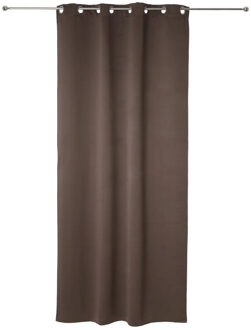 Atmosphera verduisterende gordijnen - set 2x stuks - B135 x L240 cm - taupe - geplooid