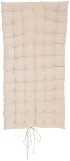 Atmosphera Vloerkussen Matras - beige - polyester/katoen - 120 x 60 x 5 cm - Extra lang