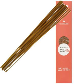 Atmosphera Wierook stokjes in Bosvruchten geur - 20x stokjes - 25cm