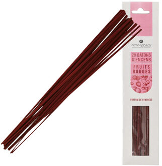 Atmosphera Wierook stokjes in fruit mix geur - voordeelpak - 20x stokjes - 25cm -?Ontspannend