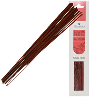 Atmosphera Wierook stokjes in Patchoeli geur - voordeelpak - 20x stokjes - 25cm -?Ontspannend