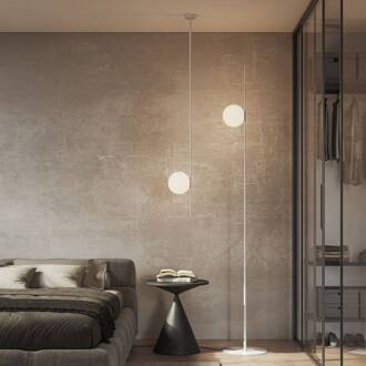 Atmosphere buiten plafondlamp, wit, 133 cm, kunststof wit mat, wit