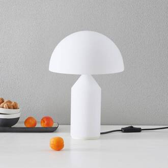 Atollo - tafellamp van Murano glas, 35 cm opaalwit