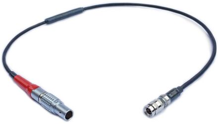 Atomos 5-Pin LEMO to DIN Timecode Output Cable for UltraSync ONE - Rood