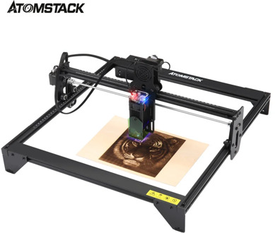 ATOMSTACK A5 20W Eye Protection Laser Engraver 410x400mm Carving Erea Full-metal Structure Quick Assembly Design Tool Carving
