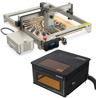 ATOMSTACK S20 Pro 20W Laser Engraver with FB2 Laser Engraver Protective Box and Air Assist Accessory