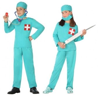 Atosa Chirurg/dokter Uniform Kostuum Voor Jongens En Meisjes 116 (5-6 Jaar) - Carnavalskostuums