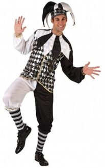 Atosa Clownspak harlekijn voor heren Multi