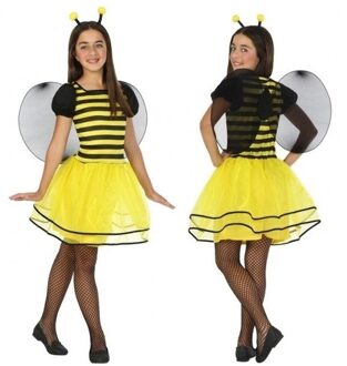 Atosa Dierenpak bij/bijen verkleed jurk/jurkje voor meisjes