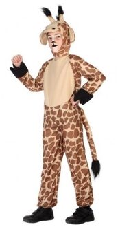 Atosa Dierenpak Giraffe Onesie Verkleedset/kostuum Voor Kinderen - Carnavalskleding - Voordelig Geprijsd 128 (7-9 Jaar) Bruin