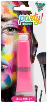 Atosa grimeer schmink - voor grotere vlakken - roze - 30 gram - carnaval/verkleed thema