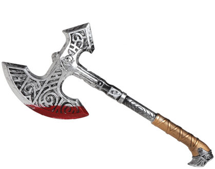 Atosa Grote hakbijl - plastic - 53 cm - Halloween/ridders verkleed wapens accessoires - Verkleedattributen Multikleur