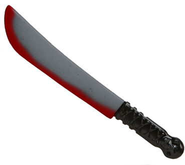 Atosa Grote machete/mes - plastic - 41 cm - Halloween/ridders verkleed wapens accessoires Multi