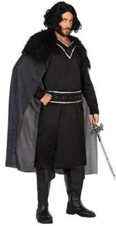 Atosa Jon Snow Look-a-like Kostuum/set Voor Heren M/l - Carnavalskostuums Multikleur