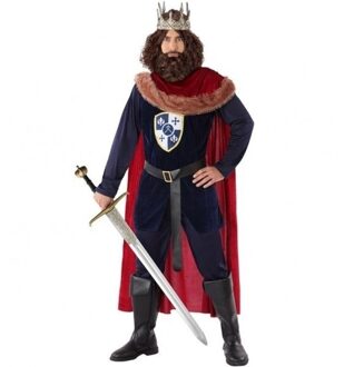 Atosa Middeleeuwse koning verkleed kostuum voor heren