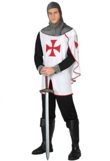 Atosa Middeleeuwse kruistocht ridder verkleed kostuum voor heren Multi