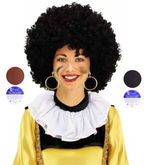 Atosa Pieten set - pruik - kraag - schmink - oorbellen - sinterklaas en piet