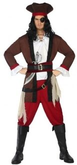 Atosa Piraat Henry verkleed pak/kostuum voor volwassenen