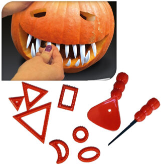 Atosa Pompoen uithollen snijset - inclusief decoratie tanden