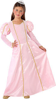 Atosa Prinsessen verkleed jurk - roze - luxe prinsessenjurk - voor kinderen