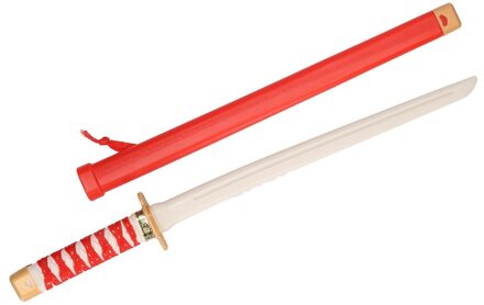 Atosa Speelgoed Ninja zwaard rood carnaval 65 cm - Verkleedattributen