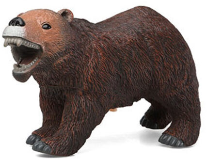Atosa Speelgoed safari jungle dieren figuren beer met geluid 26 x 16 cm