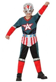 Atosa Superheld kapitein Amerika pak/verkleed kostuum voor jongens