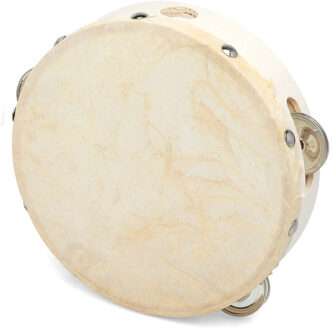 Atosa Tamboerijn trommel - hout - 17 cm - muziek instrumenten - voor kinderen/volwassenen Multi