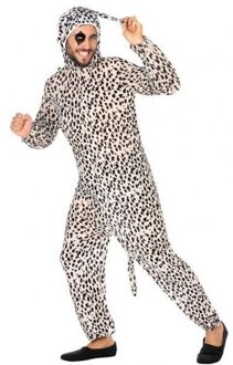 Atosa Verkleed kostuum dieren - Dalmatier honden pak - volwassenen - carnavalskleding