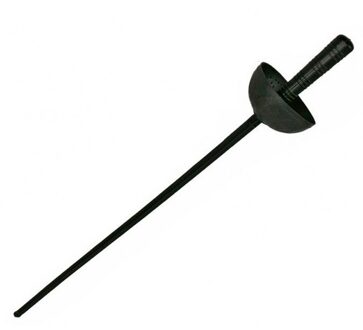 Atosa Verkleed sabel/zwaard - Zorro - zwart - 60 cm - carnaval speelgoed wapens - degen