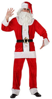 Atosa Voordelig kerstmannenpak voor volwassenen Rood