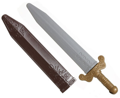 Atosa Zwaard Krijger/ridder - verkleed speelgoed - 49 cm - kunststof - wapens - voor kinderen