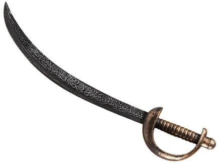 Atosa Zwaard Piraat - verkleed speelgoed - 60 cm - kunststof - wapens - kind/adults