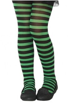 Atosa Zwart/groene verkleed panty voor kinderen